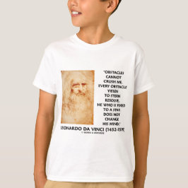 Camiseta Los obstáculos no pueden machacarme fijado a una