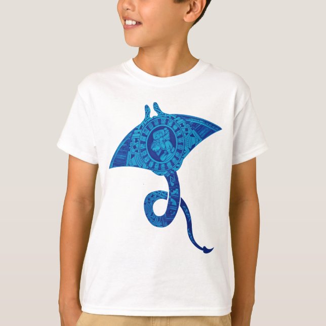 Camiseta Los océanos conocidos (Anverso)