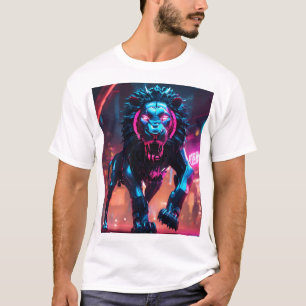 Camiseta Los ojos de los hombres de la rabia de los leones
