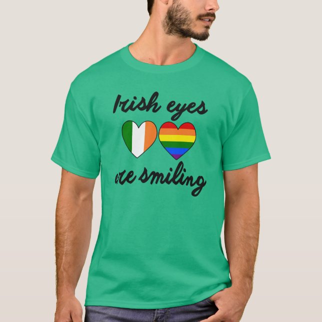 CAMISETA LOS OJOS IRLANDESES ESTÁN SONRIENDO (Anverso)
