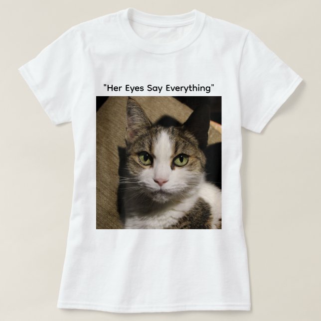 Camiseta "Los ojos que hablan" (Diseño del anverso)