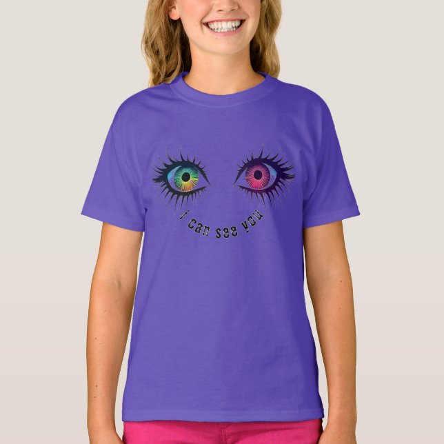 Camiseta Los ojos que puedo ver que diseñas (Anverso)