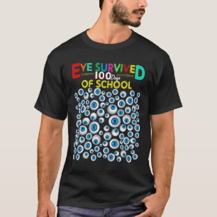 Camiseta Los Ojos Sobrevivieron 100 Días De Estudiantes Esc
