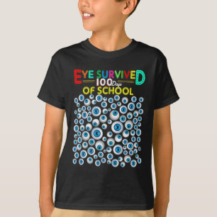 Camiseta Los Ojos Sobrevivieron 100 Días De Estudiantes Esc