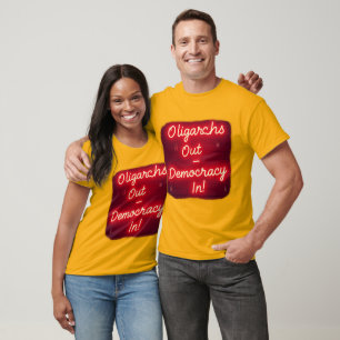 Camiseta Los oligarcas afuera - La democracia en
