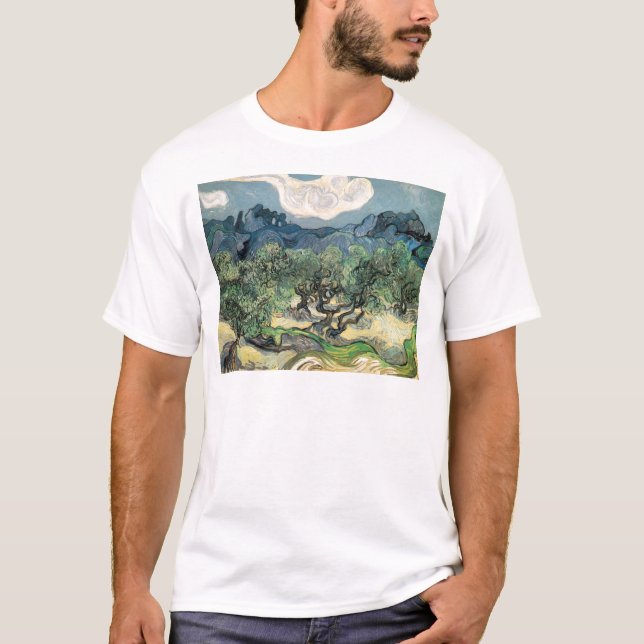 Camiseta Los Olivos, Vincent van Gogh (Anverso)