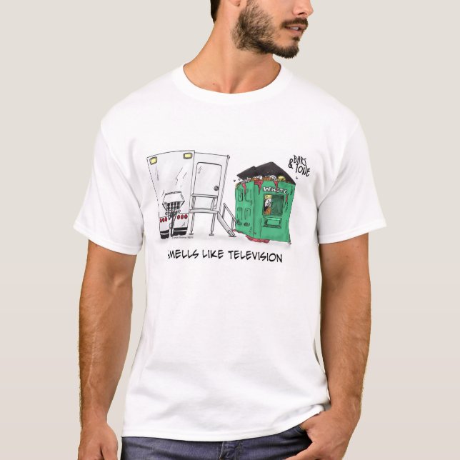 Camiseta Los olores tienen gusto de la televisión (Anverso)