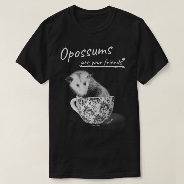 Camiseta Los opossums son tus amigos (Diseño del anverso)