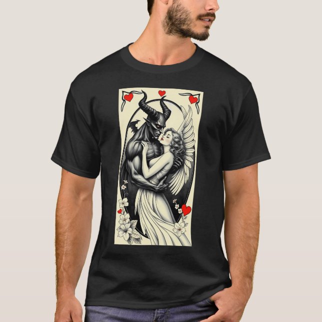 Camiseta Los opuestos atraen 1 (Anverso)