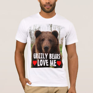 CAMISETA LOS OSOS DE OSO GRIZO ME AMAN CAMISAS DIVERSAS
