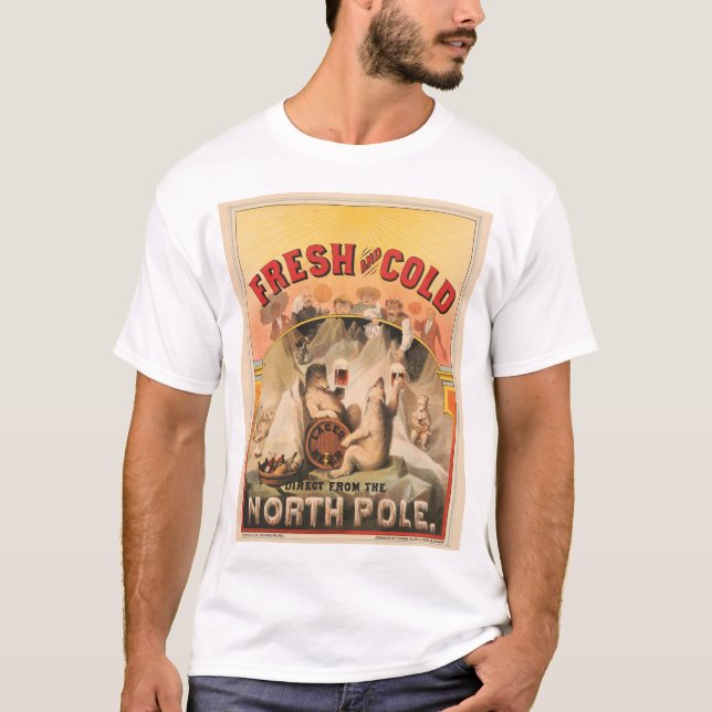 Camiseta Los Osos Polares Están Disfrutando De Mugs De Cerv (Anverso)