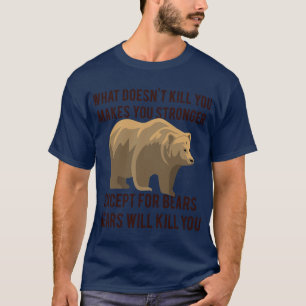 Camiseta Los osos te matarán chico divertido
