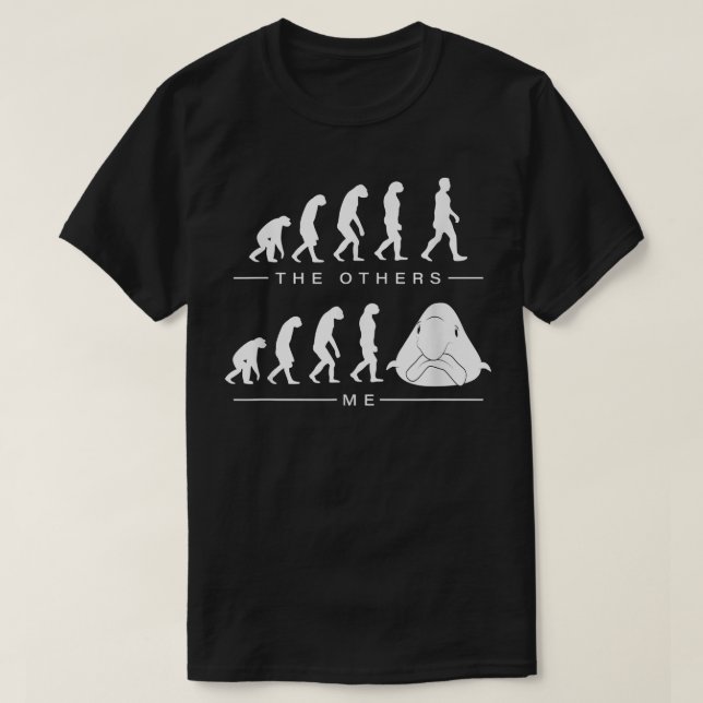 Camiseta Los otros y yo la Evolución Blobfish (Diseño del anverso)