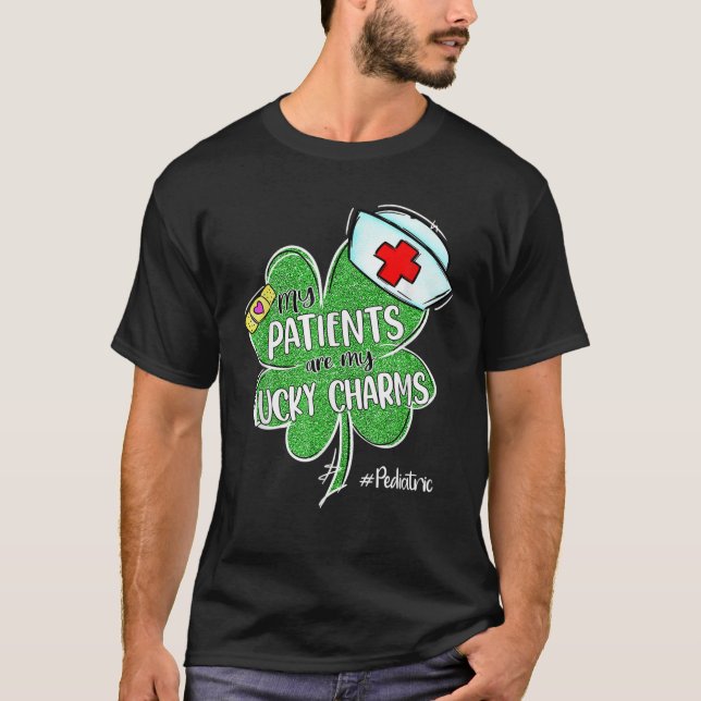 Camiseta Los Pacientes Son Mi Enfermera Pediátrica Con Enca (Anverso)