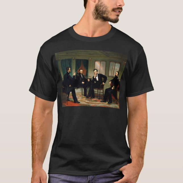 Camiseta Los pacificadores de George Peter Alexander Healy (Anverso)