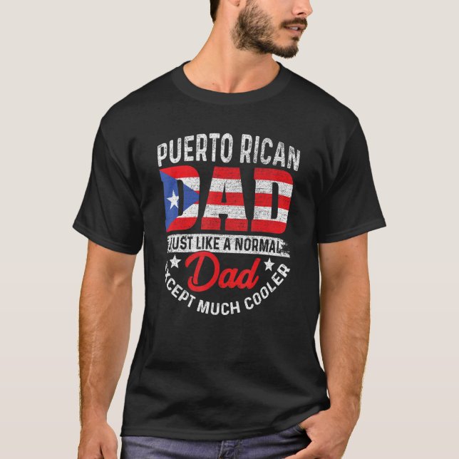Camiseta Los padres dan gracia a un padre puertorriqueño ig (Anverso)