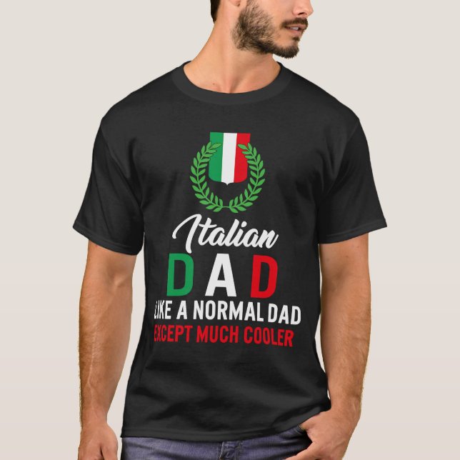 Camiseta Los Padres Día De Un Padre Italiano Como Un Padre  (Anverso)