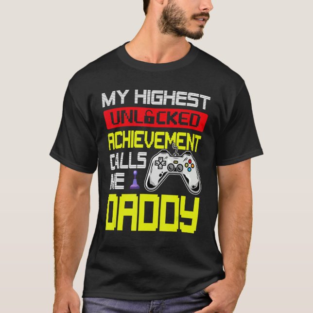 Camiseta Los Padres Día Mi Mayor Logro Sin Bloqueo Llama (Anverso)