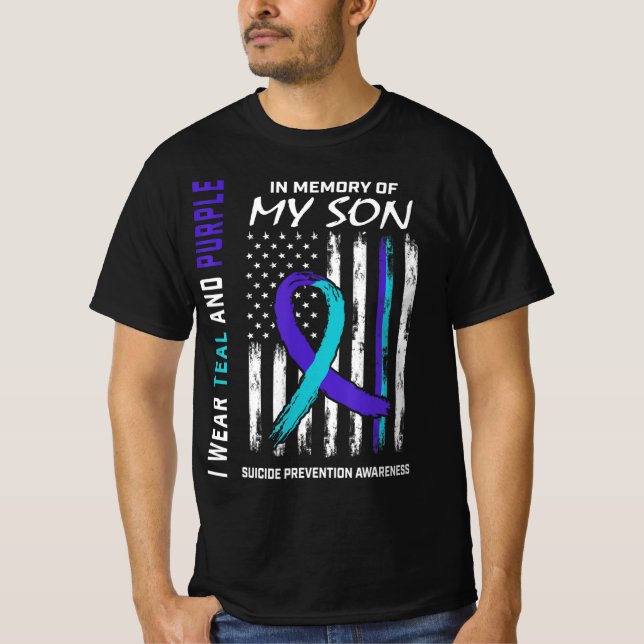 Camiseta Los Padres En Memoria De La Conciencia Del Suicidi (Anverso)