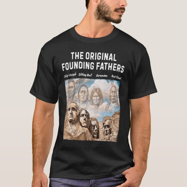 Camiseta Los padres fundadores originales de los indios nat (Anverso)