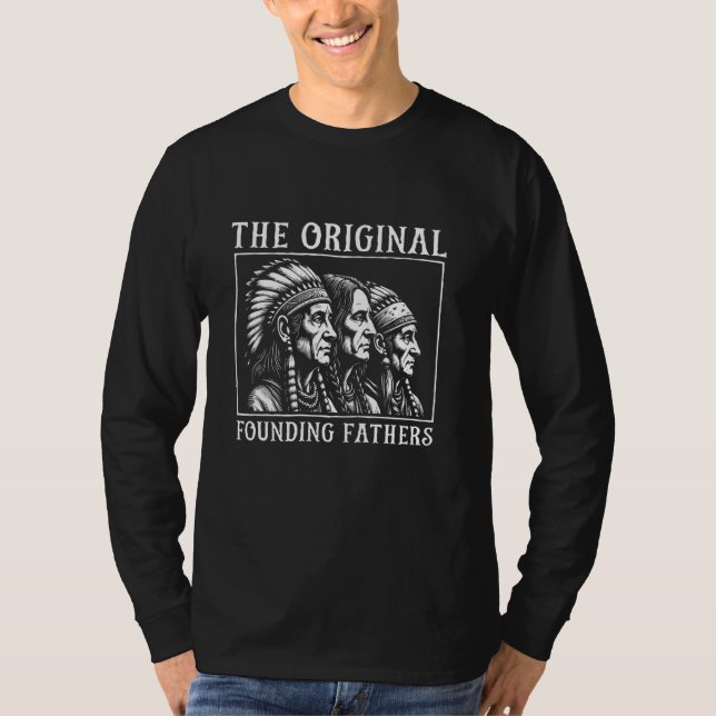 Camiseta Los Padres Fundadores Originales - Indígenas - Nat (Anverso)