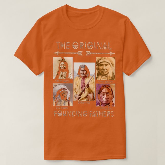 Camiseta los padres fundadores originales nativos classic (Diseño del anverso)