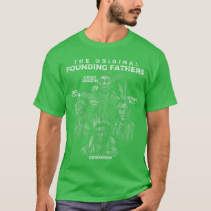 Camiseta Los Padres Fundadores Originales Temática Nativa A