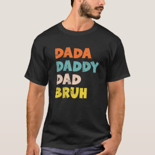 Camiseta Los padres retro de la cosecha de hombres Dada Dad