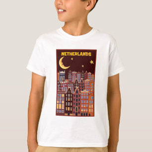 Camiseta Los Países Bajos en la noche