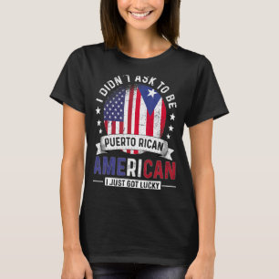 Camiseta Los países puertorriqueños norteamericanos enorgul