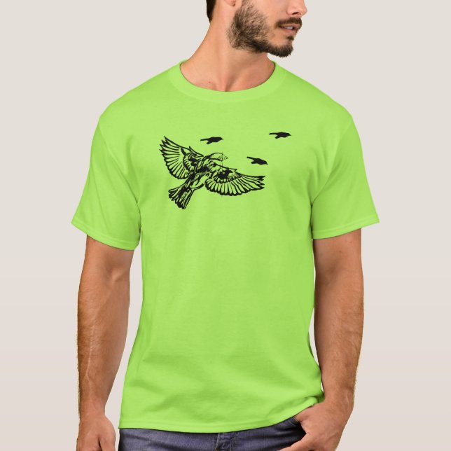 Camiseta los pájaros (Anverso)