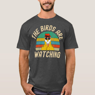Camiseta Los pájaros están viendo despertar a los pájaros e