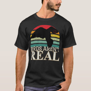 Camiseta Los pájaros no son pájaros reales que nos observan