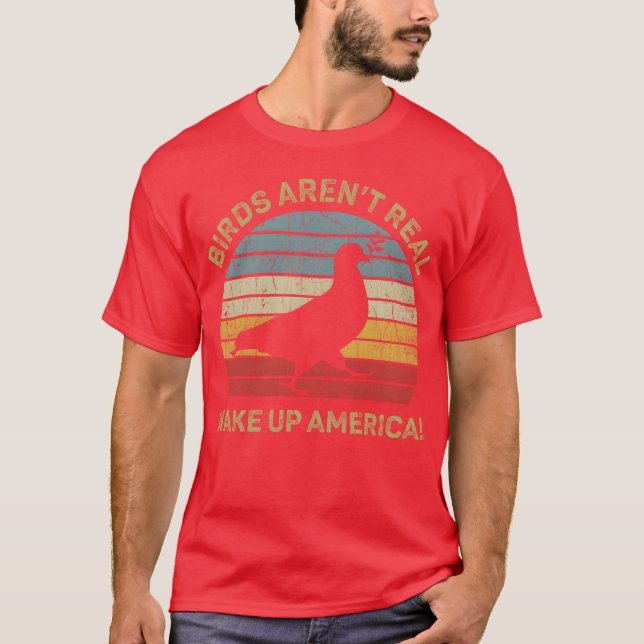 Camiseta Los pájaros no son verdaderos amigos (Anverso)
