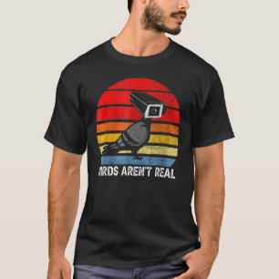 Camiseta Los pájaros no son verdaderos espías de observació