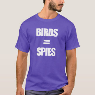 Camiseta Los pájaros no son verdaderos espías vintage