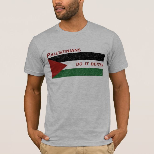 Camiseta Los palestinos mejora (Anverso)