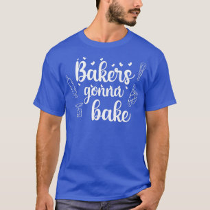 Camiseta Los panaderos hornearán pastel de pan Hombres Homb