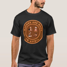 Camiseta Los panaderos nacen en el diseño alternativo de ab