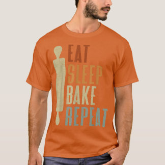 Camiseta Los panaderos se comen el sueño horneado repitido 