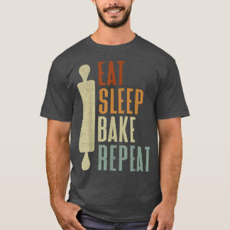 Camiseta Los panaderos se comen el sueño horneado repitido 