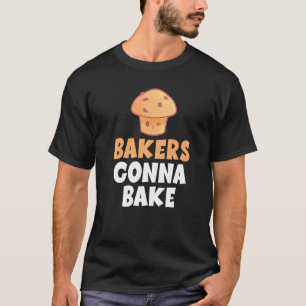 Camiseta Los Panaderos Van A Hornear Snack Baking Cake