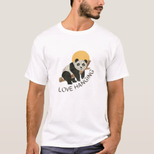 Camiseta Los pandas aman colgar