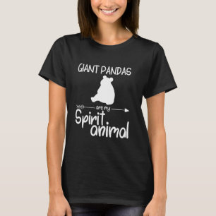 Camiseta Los Pandas Gigantes Son Mi Animal Espiritual Para