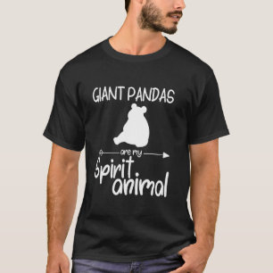 Camiseta Los Pandas Gigantes Son Mi Animal Espiritual Para
