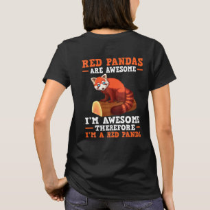 Camiseta Los Pandas Rojos son increíbles Soy un Panda Rojo