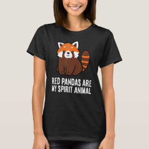 Camiseta Los Pandas Rojos Son Mi Espíritu Animal Cute Panda