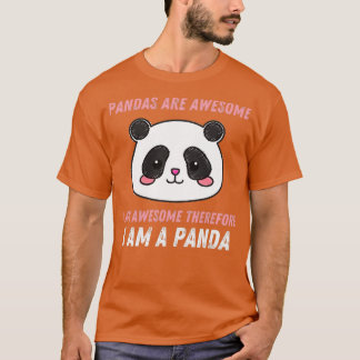 Camiseta Los Pandas Son Increíbles, Soy Increíble, Por Lo T