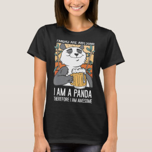Camiseta Los pandas son increíbles, soy un panda salvaje pa