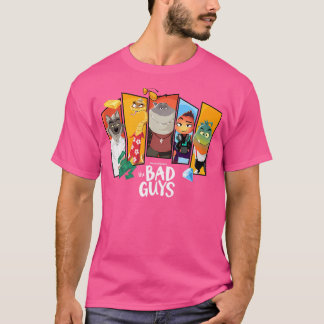 Camiseta Los paneles de grupos de caracteres de los tipos m